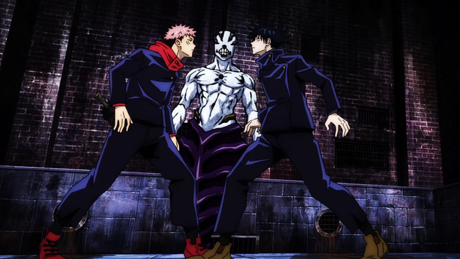 itadori fushiguro curse jujutsu kaisen anime