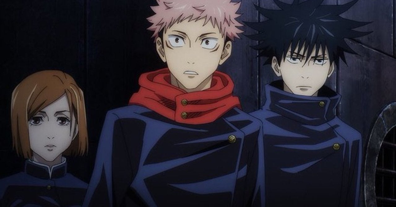 itadori fushiguro kugisaki jujutsu kaisen anime